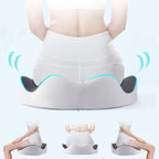 Seat Cushion for Office Chair Orthopedic Memory Foam Coccyx Support Pad Sciatica Pain Relief Tailbone Back Comfort Posture Alignment Pressure Massage Home Car Work” Gray