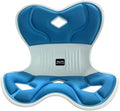 Ergonomic Lumbar Support Cushion, Blue, 44.5mm x 410mm x 340mm, Standard Size, for Shoulder and Back Posture, 110-265 lbs Capacity