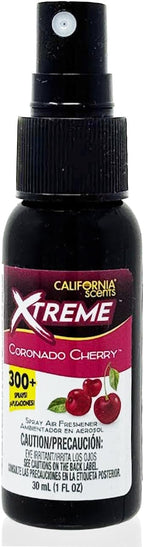 California Scents Xtreme 1 oz. Spray Air Freshener, Coronado Cherry, 6 Packs
