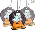 Fresh Fresheners Cute Funny and Aesthetic Car Air Fresheners 4-pack Scented With Premium Oils (Elon Musk)