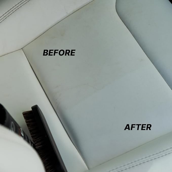 PROPER DETAILING CO. Car Leather Cleaner and Conditioner, Clean and Protect for long lasting leather, 9 Piece Deluxe Leather Care kit for professional results, leather car cleaner, conditioner leather