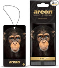 AREON WILD - Hanging Custom Cute Funny Car Air Freshener for Home & Office - Premium Cologne Perfume with Natural Fragrances - Long Lasting, Fresh, Luxurious Scent - Stylish Design - Professor