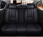 for Toyota RAV4 2008-2025 Car Seat Covers, Full Coverage Customized Seat Covers Premium Leather Waterproof Stain-Resistant Easy to Install (Full Set, Black&Coffee)