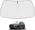 Proadsy 2026 Upgrade Front Windshield Sun Shade Foldable Sunshade Protector Custom for Jeep Cherokee 2014-2023 (Not for Jeep Grand Cherokee) Trailhawk Overland Limited Latitude Altitude Accessories