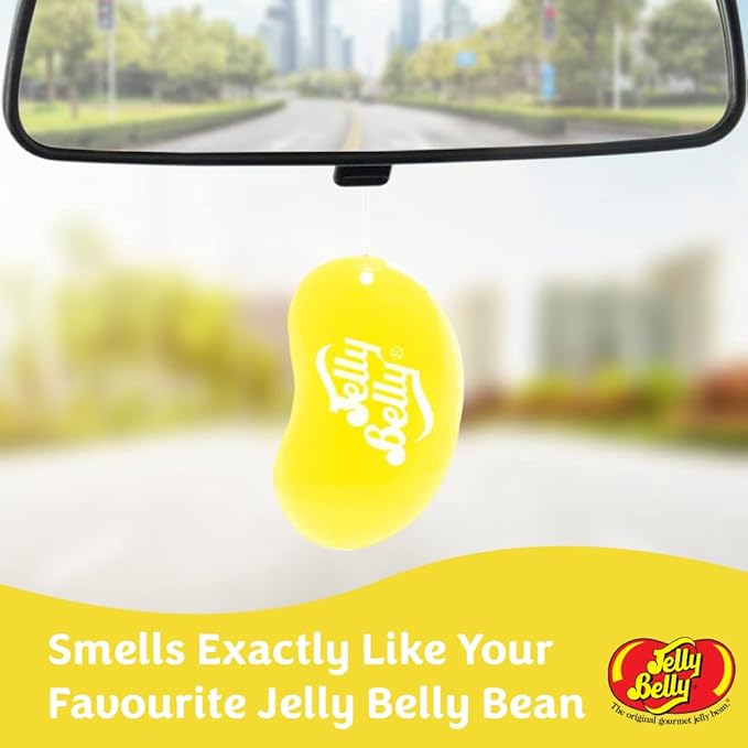 Jelly Belly 15217 3D Jelly Bean Air Freshener - Lemon Drop