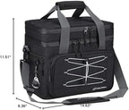 Maelstrom Portable Collapsible Soft Cooler Bag – 24/30/60 Cans Double-Deck Leakproof Ice Chest for Beach, Camping & Grocery
