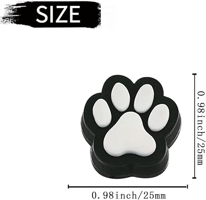 6 Pcs Dog Paw Air Vent Clips, Cute Dog Cat Print Car Air Fresheners Vent Clips Funny Car Decoration Interior Decor Accessories for Women Men