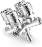 Quadruple Pressure Washer Tips, 4 in 1 Power Washer Nozzle, 4 Nozzle for Pressure Washing with 16PCS Power Washer Spray Nozzles (0, 15, 25, 40 Degree), 1/4 Inch Quick Connect, 5000 PSI