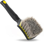 Detail Factory - ProGrip Tire Brush - Ergonomic ProGrip Handle, Stiff Synthetic Bristles, Ergonomic Design, Clean Your Tires with Ease - Live Wire