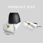 Car Headrest Neck Pillow Support Ergonomic, with Valve Stem Covers Accessory for Driving Seat Fatigue Relief Compatible with Model S X 3 Y & Cybertruck - 1 Piece