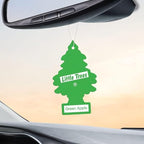 LITTLE TREES Car Air Freshener | Hanging Paper Tree for Home or Car | Green Apple | Pack of 3