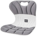 Ergonomic Lumbar Support Cushion, Grey, 460mm x 440mm x 340mm, Large, for Office Chairs & Car Seats, Posture Correction, Pregnancy Comfort,110-300 lbs Capacity
