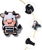 Cow Car Vent Clips Set, Cow Air Freshener Car Accessories for Women, Cows Dashboard Accessory, Farmhouse Cars Air Freshener Vent Clip, Gift for Cows Lovers