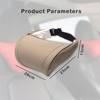 Car Headrest Neck Pillow Support Memory Foam Ergonomic Design Accessory for Driving Seat Fatigue Relief Compatible with Model S X 3 Y & Cybertruck - 1 Piece