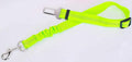 Dog Seat Belt, 29.35in Adjustable Nylon Harness, Rotating Stainless Steel Buckle, Fluorescent Green