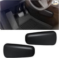 2PCS Car Door Armrest Pads, Soft Memory Foam Car Knee Leg Elbow Cushion, Leather Car Arm Rest Pillow for Comfort Support, Universal Car Interior Accessories for Most Vehicles (Black)