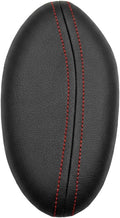 Car Knee Cushion, Car Center Console Leg Elbow Pad, Comfortable Soft Leather Thigh Support Rest Pad, Universal Auto Door Armrest Pad for Most Vehicles (Left Red)