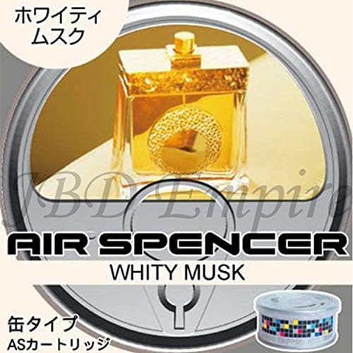 Eikosha AIR SPENCER [ Made in Japan ] CS-X3 CSX3 A/S AS Cartridge Freshener JDM ((A43) White Musk)