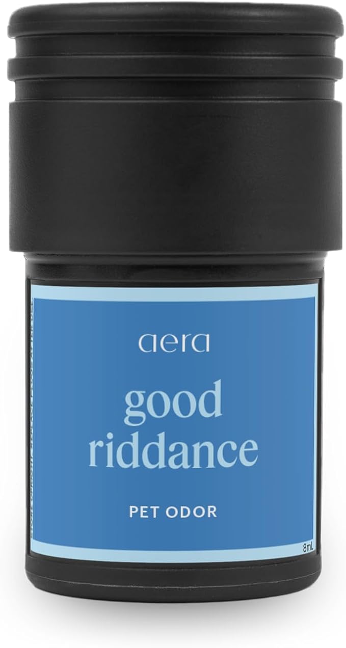 Aera Go Good Riddance Pet Odor Car Fragrance Scent Refill - Notes of Cedarwood, Green Apple and Maritime Pine - Works with the Aera Go Diffuser for Car