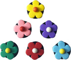 6 Pieces Daisy Flower Air Vent Clips, Cute Colorful Car Air Freshener Clip & Diffuser, Boho SUV Outlet Vent Decorations, Charm Car Inter Decor Accessories for Girls Women