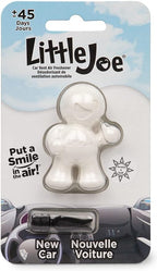 Little Joe 96401 New Car Scent Car Air Freshener Clips to A/C Air Vent Uses Alcohol-Free Fragrance Oil is Non-Hazardous and Non-Toxic Plastic, Pack of 2
