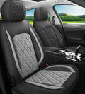 LINGVIDO Car Seat Covers Full Set (5 Seats) - Premium Perforated Nappa Leather, Waterproof Shield, Omni-Adapt Fit SUVs Sedans, Ultimate Family & Pet Protection