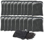 Aquacity™ Activated Charcoal Carbon in Free Mesh Media Bags for Aquarium Fish Pond Tank Canister Filter (20-Pack (20 lbs))