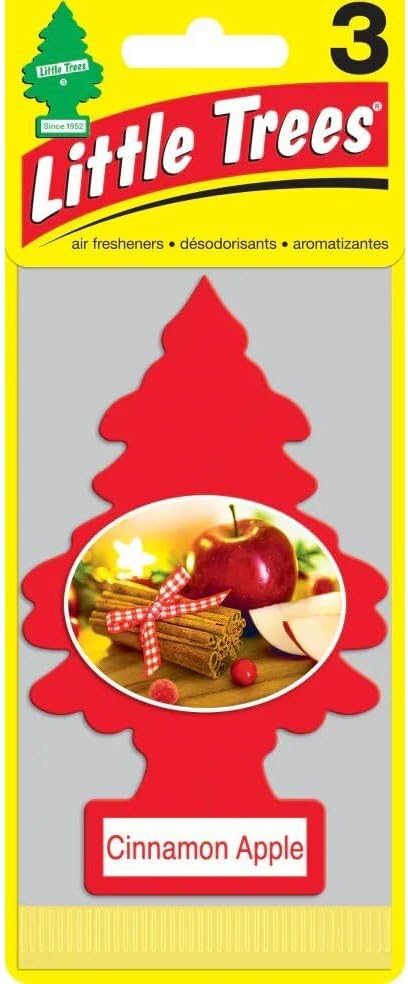 Car Freshner Trees 32038 Cinnamn Apple 3pk Little Tree