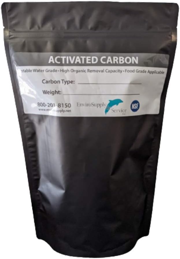 Premium 4mm Pellet Virgin Bituminous Coal Activated Carbon Charcoal (for Air Purification, Odor Control, Vapor Phase Applications) - Bulk 5 lb. Bag (80oz)