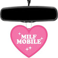 MILF Mobile Cute Y2K Pink Hearts Hanging Air Freshener Car Decor for Girls Lavender Scented