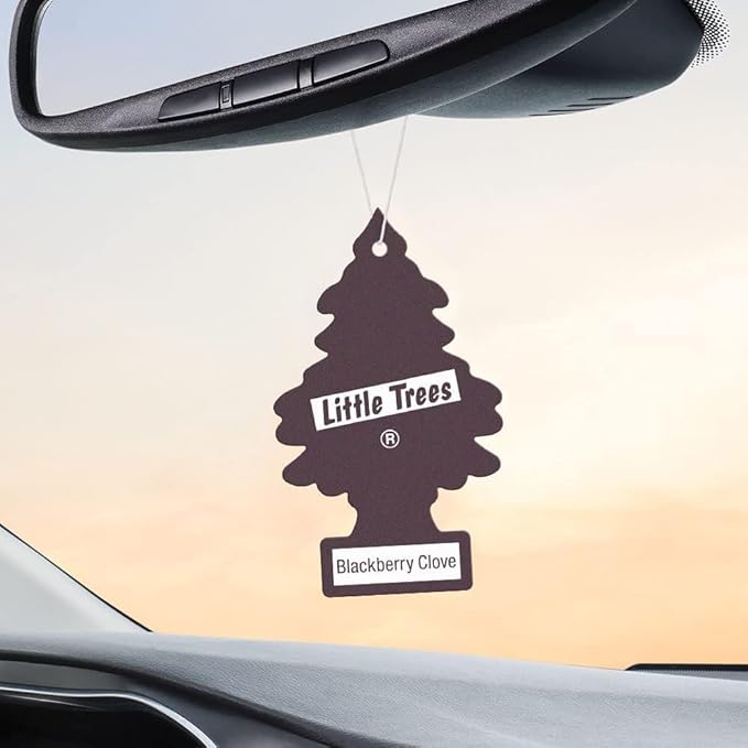 Little Trees Hanging Type Fragrance air fresheners BlackBerry Clove 6 Pieces U6P-67343