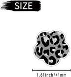 6 Pcs Flower Air Vent Clips, Cute Sunflower Flower Car Air Fresheners Vents Clips Funny Car Diffuser Vent Clips Car Interior Decor Charm Cute Car Accessories Car Decoration for Women (Black)