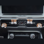 Cute Air Vent Clips, Creative Animal Head and Tail Cartoon Car Air Freshener Vent Clip Car Fragrance Diffuser Perfume Air Conditioner Outlet Vent Clips Decorations, Tiger