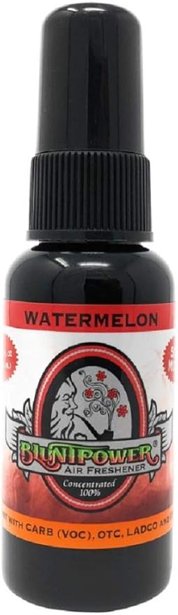BluntPower 1 Ounce Bottle Oil Based Concentrated Air Freshener Oil for Burner, Watermelon