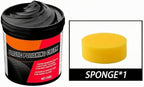 Car Interior Plastic Restorer Black, 5.3 Oz Car Trim Restorer with Sponge Applicator, Long-Lasting Waterproof Formula to Restore Faded Plastic & Rubber for Automotive