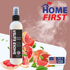 Smoke Eater Odor Eliminator Spray, Fresh Grapefruit, 40 oz — Tea Tree Oil Breaks Down Smoke at the Molecular Level