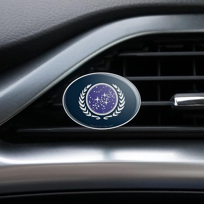 Star Trek United Federation of Planets Logo Car Air Freshener Vent Clip