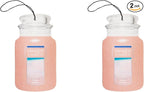 Yankee Candle Paper Car Jar, Pink Sands (Pack of 2)
