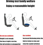 Back Cushion for Office Chair/with Carry Handle Car Seat Cushions for Short People Lower Back Pain Relief-for Car/Wheelchair/Computer and Desk Chair/Seat Cushion Pillow for Office Chair/Blue