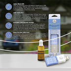Belle Aroma® FlashScent™ USB Aromatherapy Bundle - for Car, Office, Home, and Travel - Includes 1 Serenity Blue Lavender Oil Diffuser Kit, 1 FlashScent Lavender Essential Oil, and 7 Refill Pads