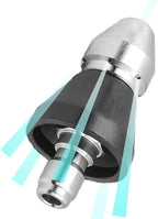 Pressure Washer Sewer Jetter Nozzle with Stainless Steel,3/8'' Quickly Connector, 5000 PSI Orifice 6.5