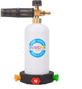 DUSICHIN Foam Cannon Snow Lance Pressure Washer Nozzle Tips Holder Container Base, 5 Power Washer Sprayer Nozzles 1/4" Quick Connect Soap Cannon 3000PSI Jet Wash DUS3001