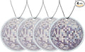Fresh Fresheners Cute Funny Car Air Fresheners 4-pack (Disco Ball)
