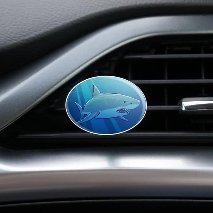 Great White Shark Realistic Car Air Freshener Vent Clip