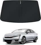 KUST Windshield Sun Shade for 2017-2021 Honda Clarity Window Accessories Shade Sun Cover Foldable Block UV Rays Keep Car Cooler