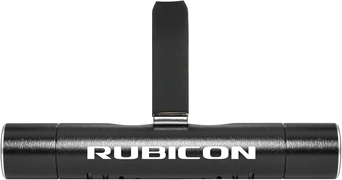 iPick Image for Jeep Rubicon Wrangler Car AC Vent Air Freshener Black Clip with adjustable window and 10 Refill Sticks, Official Licensed