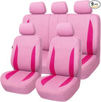 Flying Banner Car Seat Covers Front Seats Rear Bench Polyester car seat Protectors Easy installations Rear Bench Split