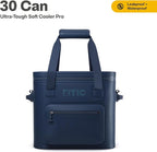RTIC 30 Can Ultra-Tough Soft Cooler Pro, Insulated, Waterproof, Leak Proof, Portable Floating Bag for Beverage, Drink, Lunch, Outdoor, Beach, Car,Camping, Picnic, Fishing, Boat