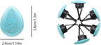 Boho Car Accessories 6pcs Turquoise Air Vent Clips Car Air Freshener Outlet Clips with Car Scent Creative Decorations for Women Best Wishes for Lover and Friend