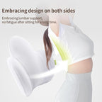 Lumbar Support Pillow for Office Chair, Gaming Chair, Car Driver Seat Back Cushion, Bed & Couch, Gifts for Friends and Parents,Ergonomic Back Support Pillow with Comfortable Memory Foam(Grey)